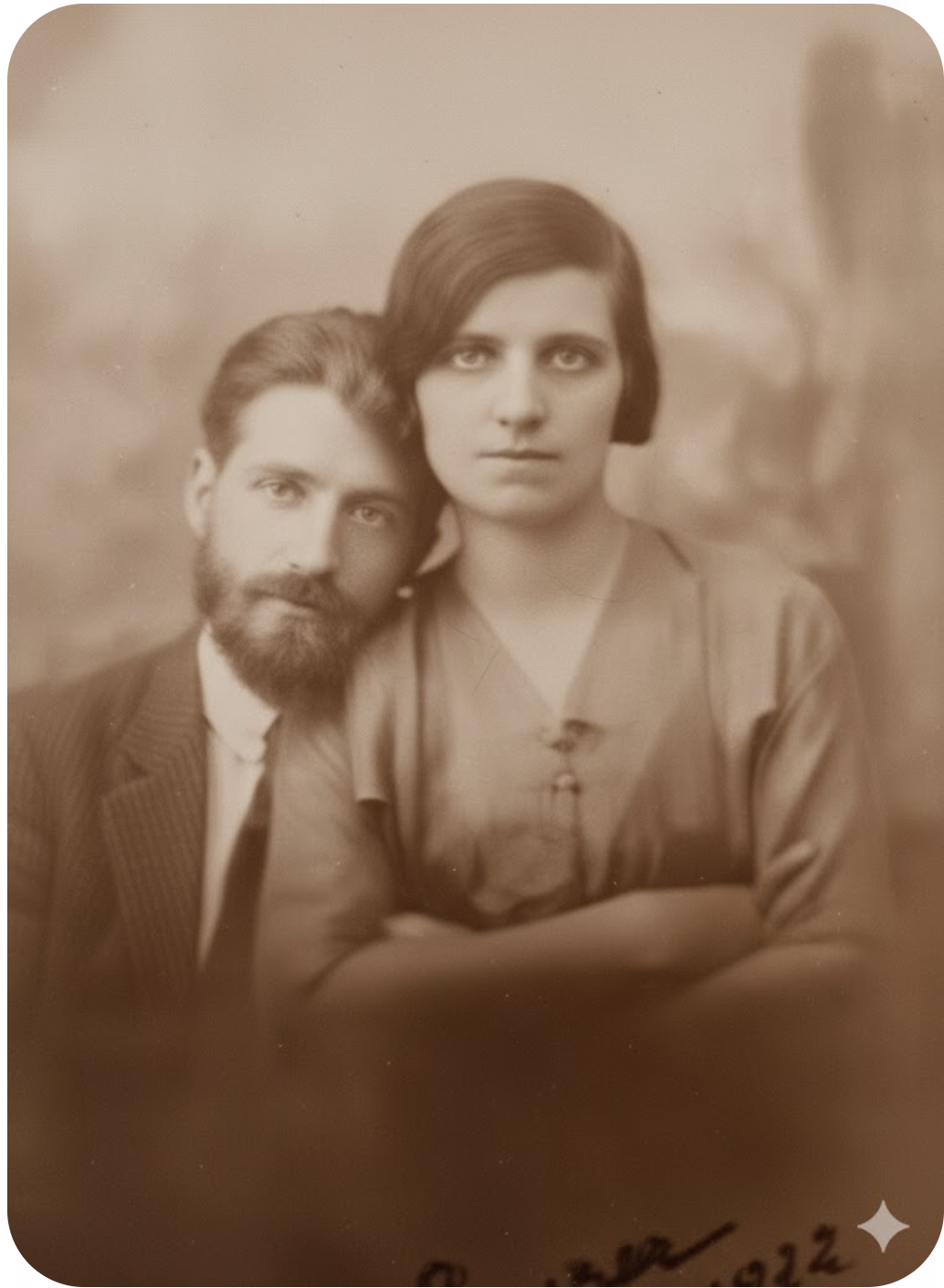 Maria Ciurdea Steurer and Iosef Steurer, my Great-Granparents